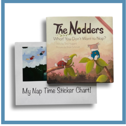 Nodder Book and Nap Time Sticker Chart Free!
